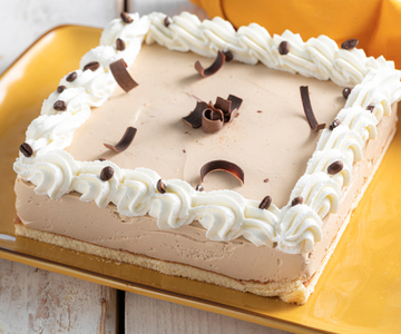 Torta gelada de cappuccino