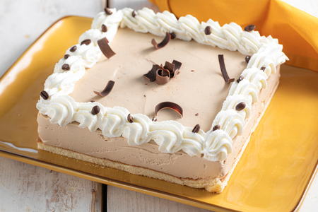 Torta gelada de cappuccino