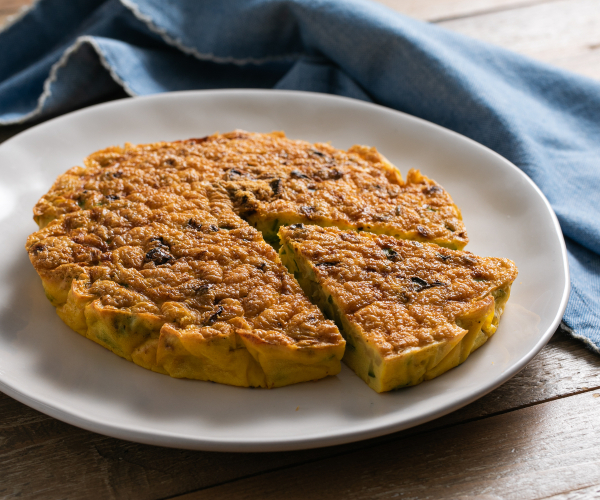 Omelete de abobrinha na airfryer