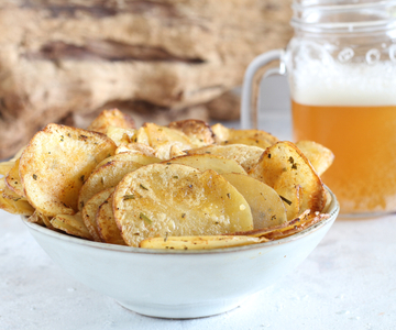 Chips de batata na airfryer