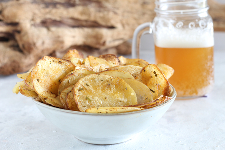 Chips de batata na airfryer