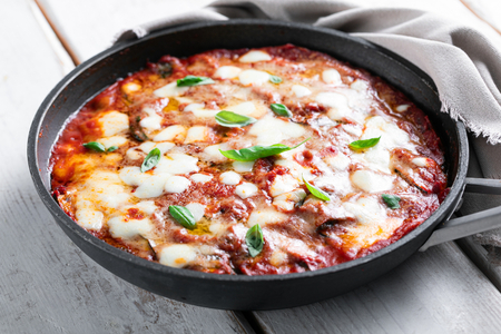 Parmegiana de abobrinha na frigideira