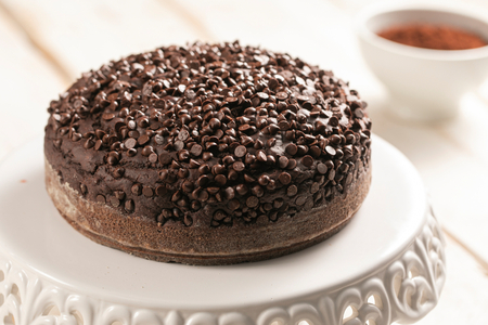 Bolo de chocolate vegano
