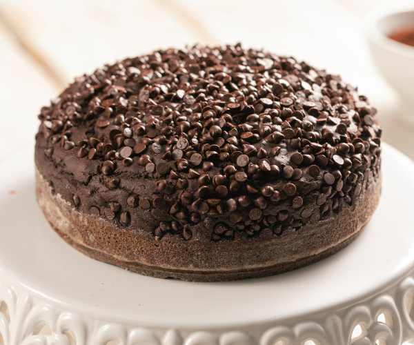 Bolo de chocolate vegano