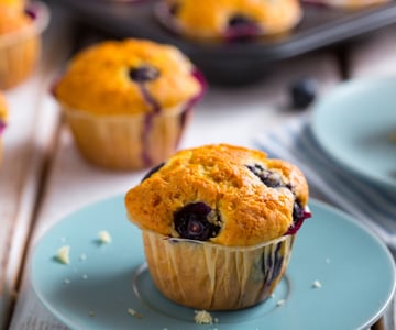 Muffin de mirtilos