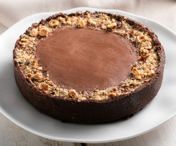 Cheesecake gelada de chocolate
