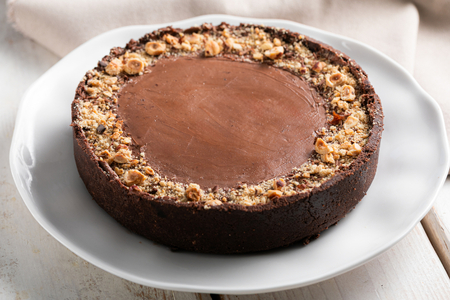 Cheesecake gelada de chocolate