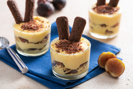 Tiramisu de figos com Pavesini