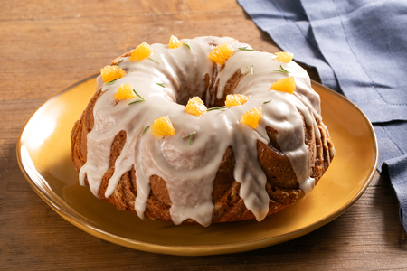 Bolo de cítricos e gengibre
