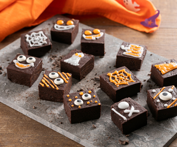 Fudge de chocolate de Halloween