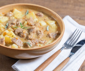 Ensopado de vitela com batatas