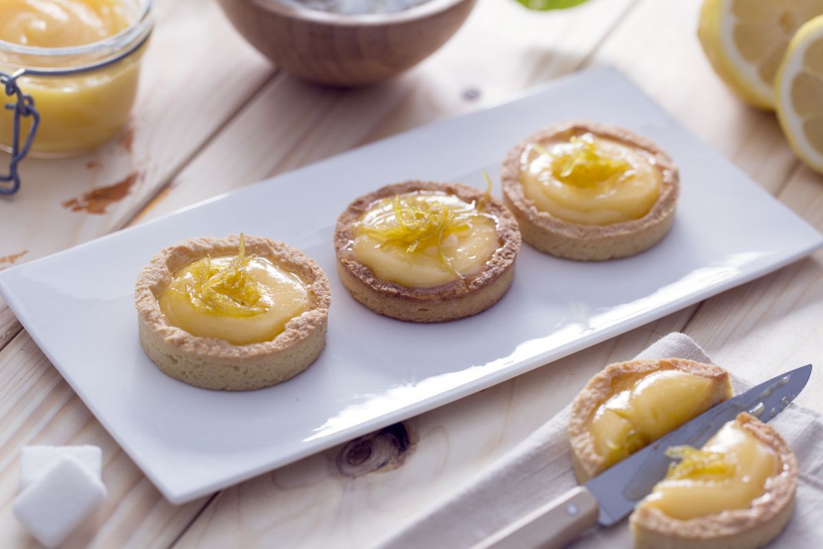 Tortinhas de lemon curd