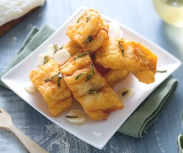 Bacalhau agridoce à moda da Ligúria