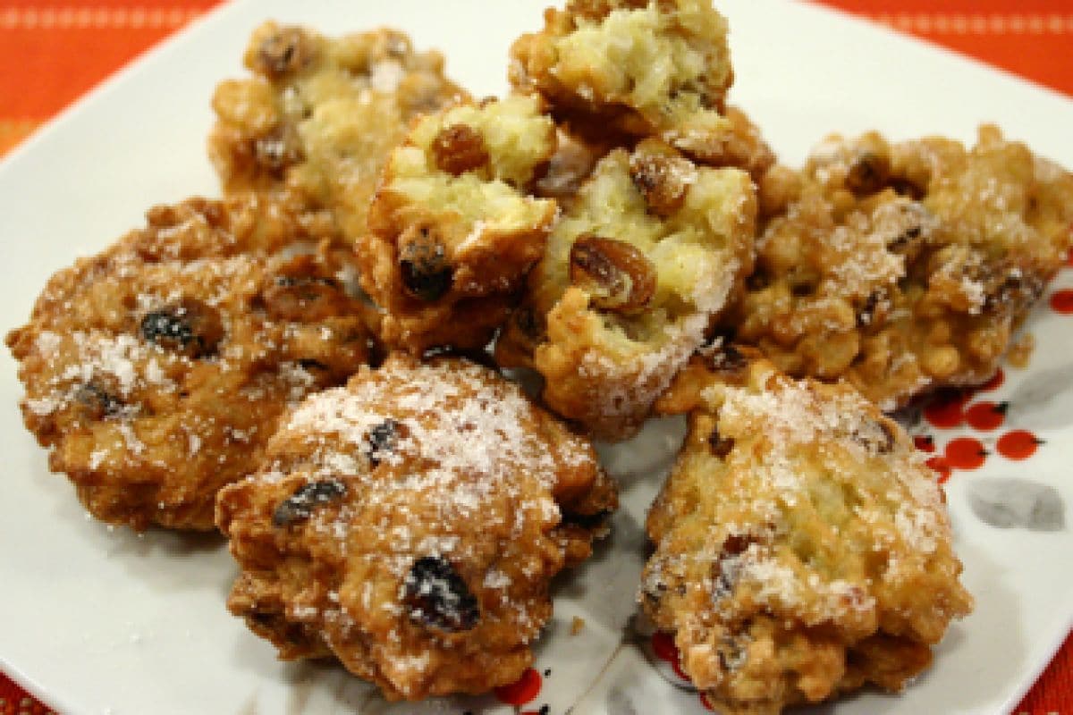 Bolinhos doces de arroz com aroma de limão