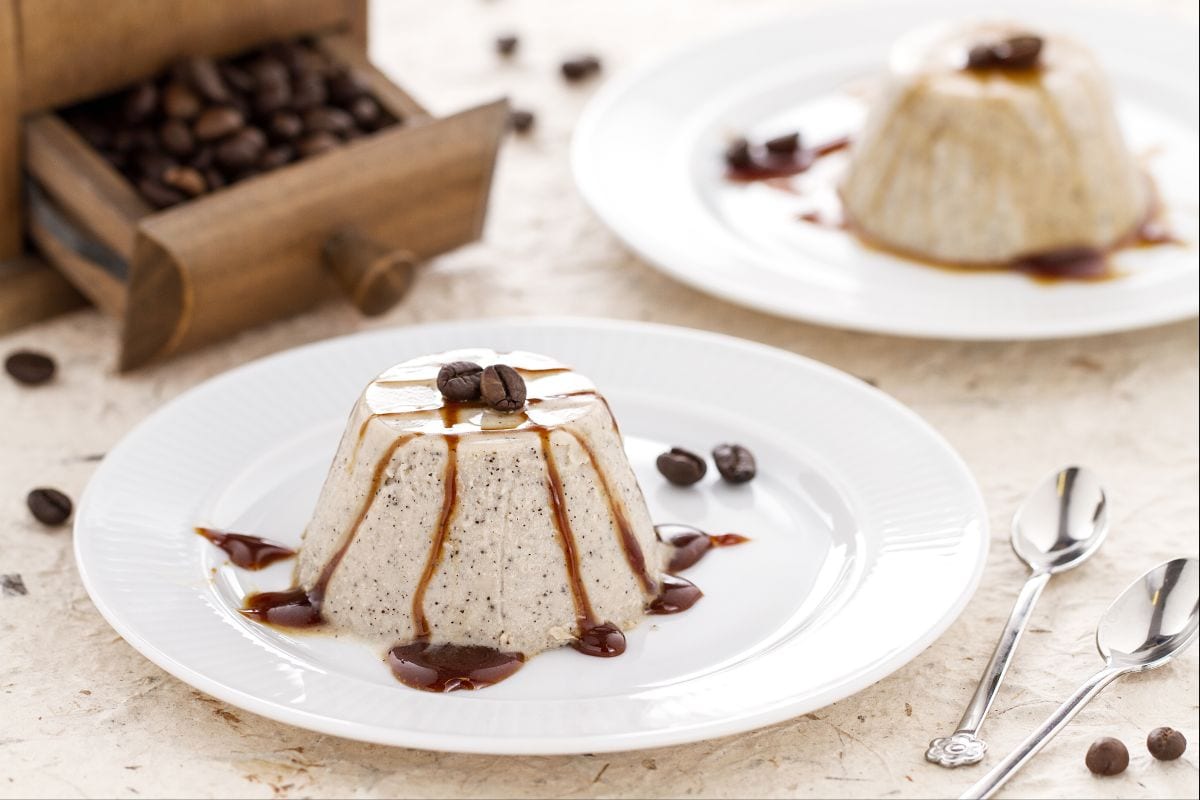 Sobremesa de creme de leite e ricota ao café