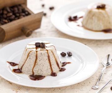 Sobremesa de creme de leite e ricota ao café
