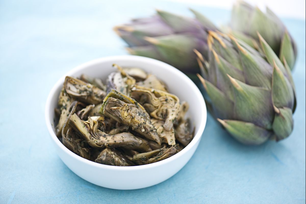 Alcachofras trifoladas