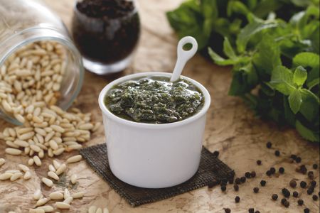 Pesto de hortelã