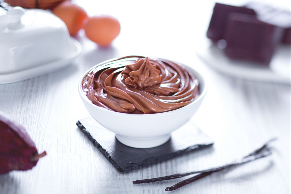 Creme de manteiga de chocolate