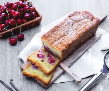 Plumcake de cerejas