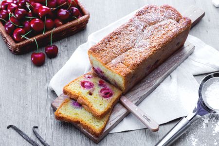 Plumcake de cerejas