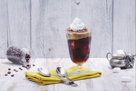 Granita de café com creme