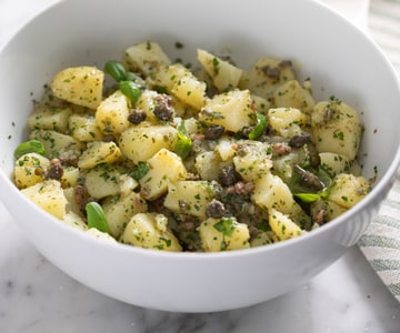Salada de batata ao verde
