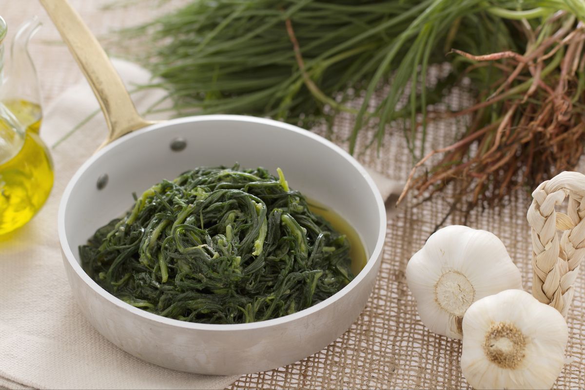 Barba de frade com anchovas
