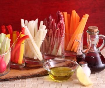 Pinzimonio de legumes