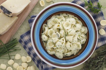 Orecchiette com ervas aromáticas