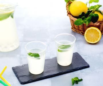 Limonada com hortelã