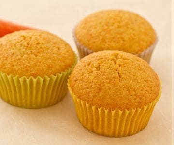 Tortinhas de cenoura