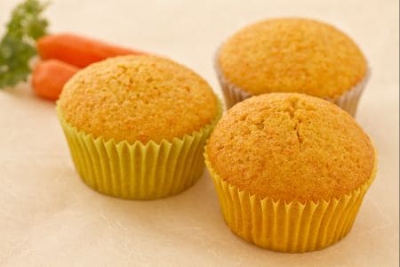 Tortinhas de cenoura