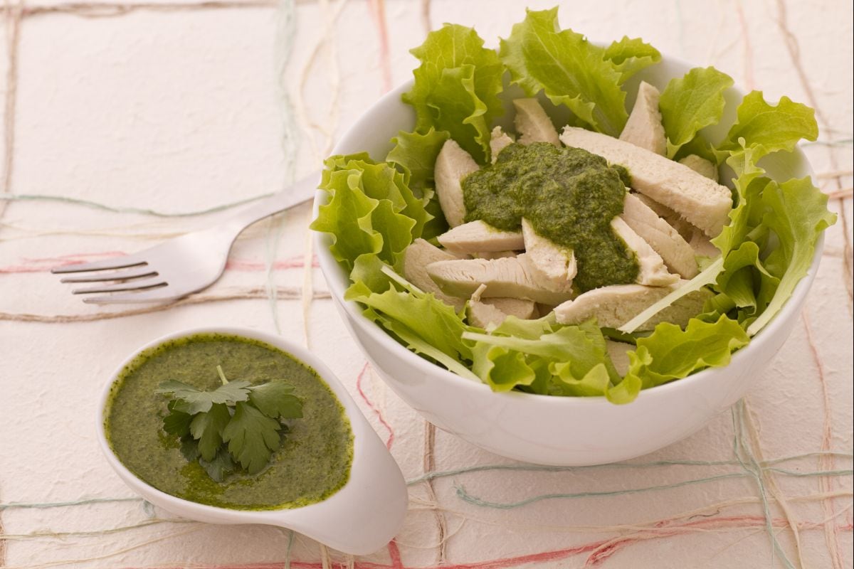 Frango ao molho verde