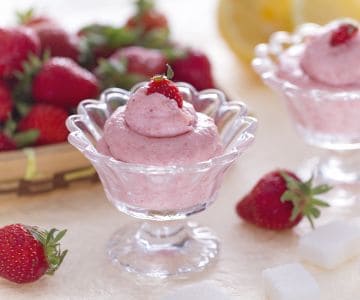 Mousse de morango