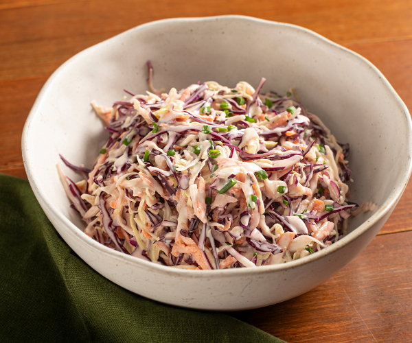 Salada de repolho e cenoura