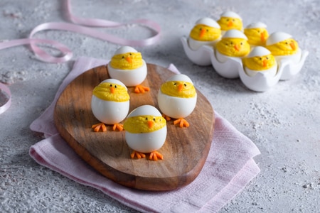 Ovos recheados de Páscoa