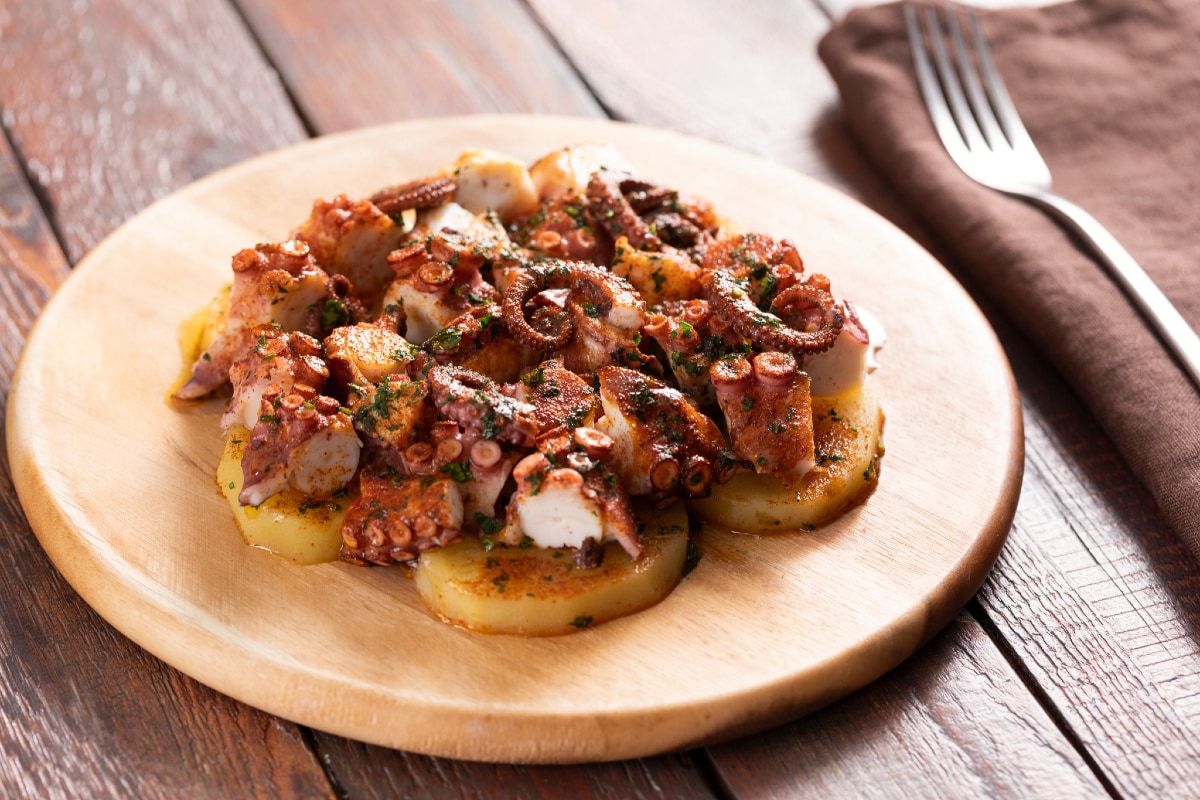 Polvo à galega (pulpo a la gallega)