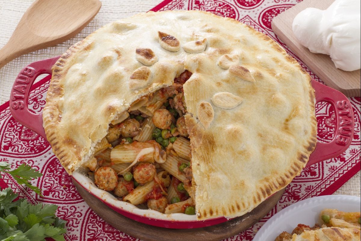 Timbale de macarrão