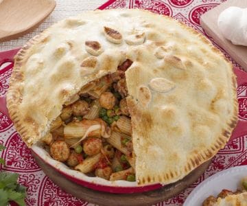 Timbale de macarrão