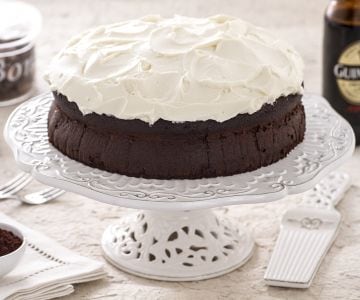 Bolo de Guinness com chocolate