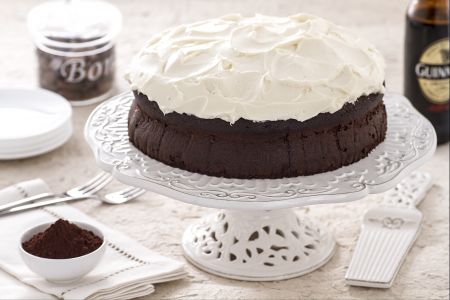 Bolo de Guinness com chocolate