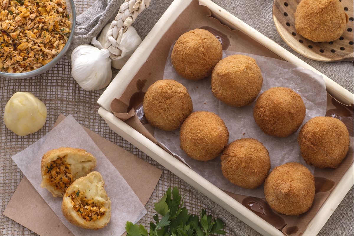 Coxinha (arancini brasileiros)
