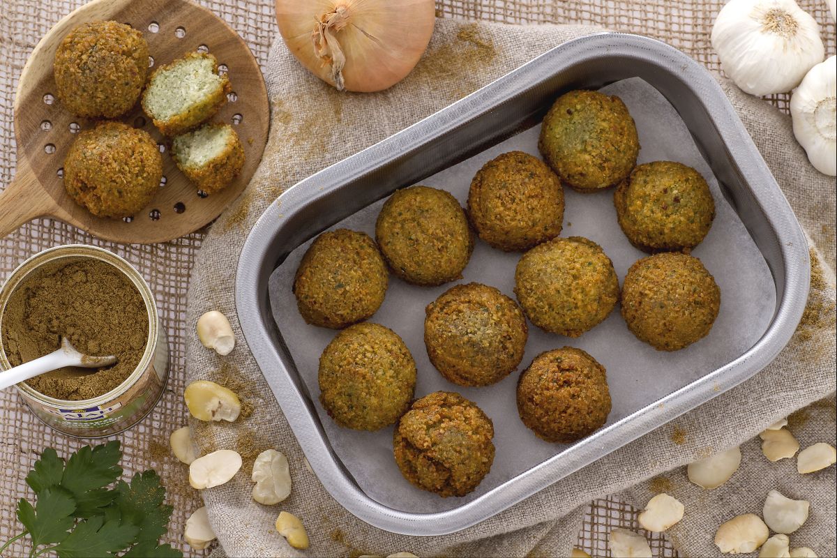 Falafel de fava