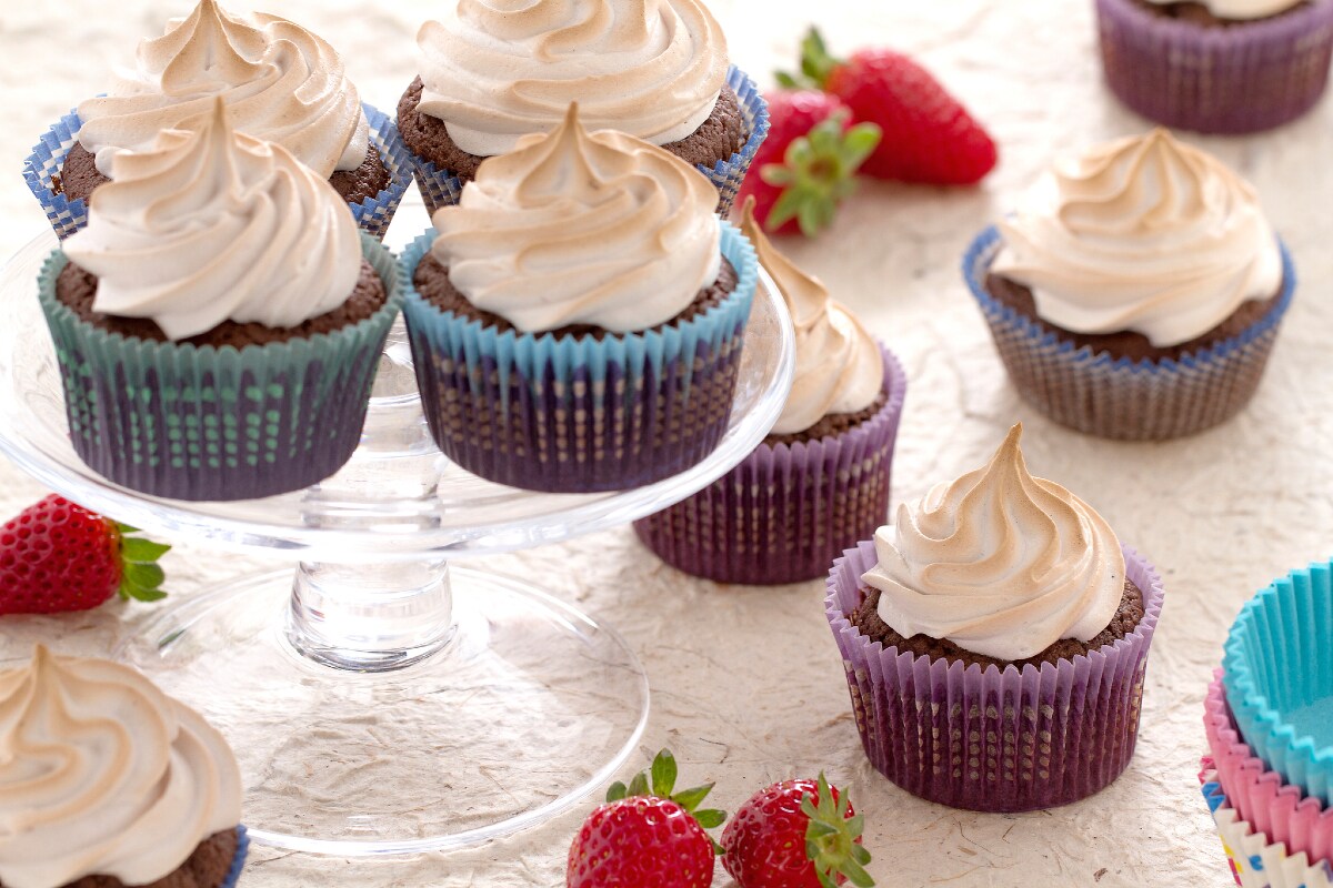 Cupcake chama com Nesquik