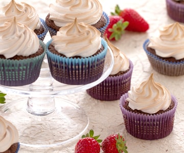 Cupcake chama com Nesquik