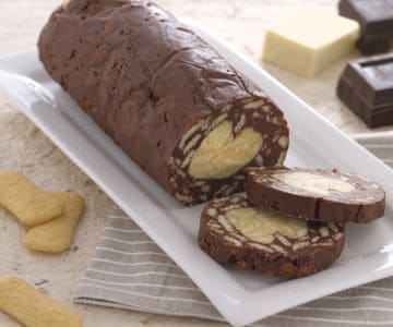 Salame de dois chocolates