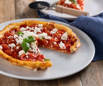 Tatin de tomates e feta