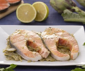 Salmão à limoncina