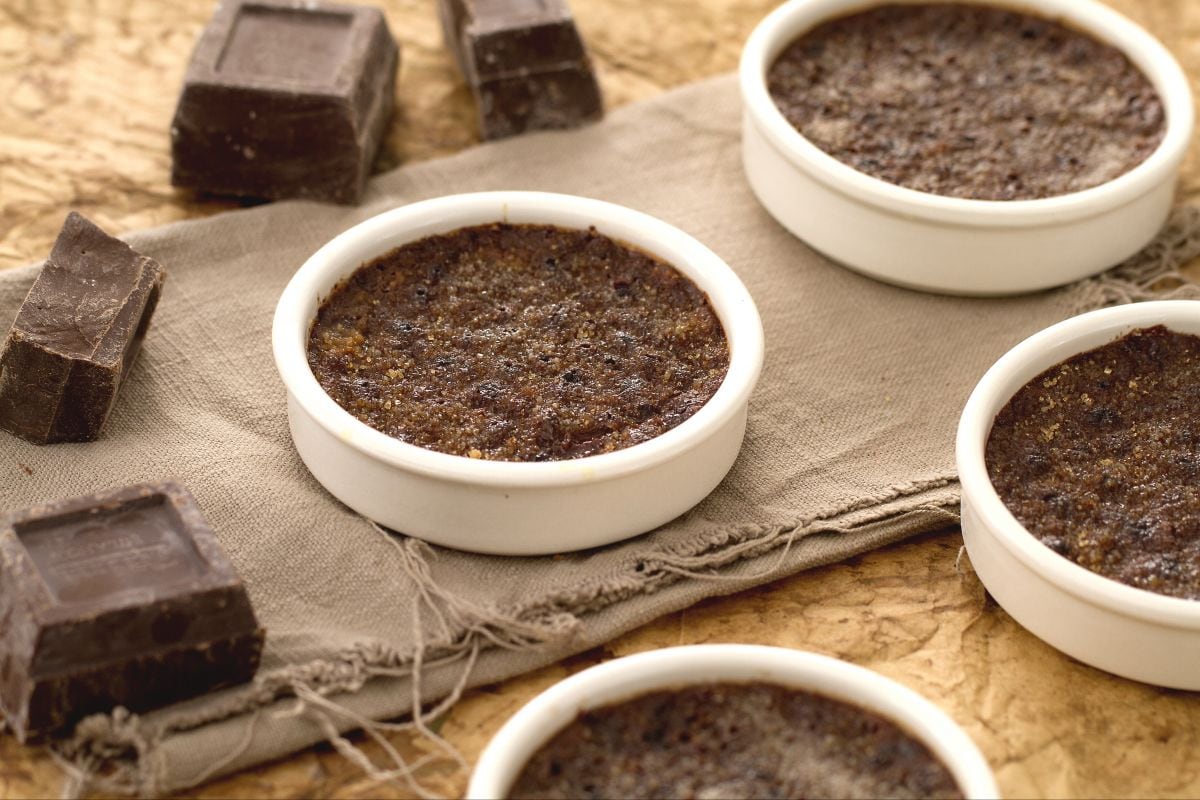 Creme brûlée de chocolate